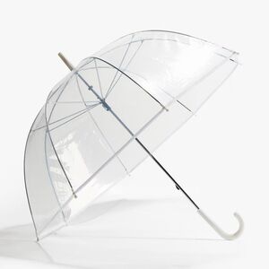 H&M Clear Umbrella with White Handle